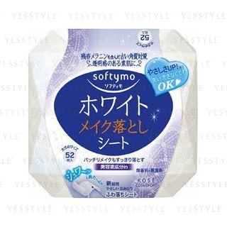 Kose - Softymo Super White Makeoff Sheet 52 pcs