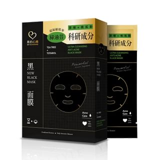 My Scheming - Ultra Cleansing Anti-Acne Black Mask 5 Pcs