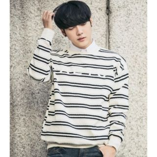 ABOKI Cotton Stripe Sweatshirt