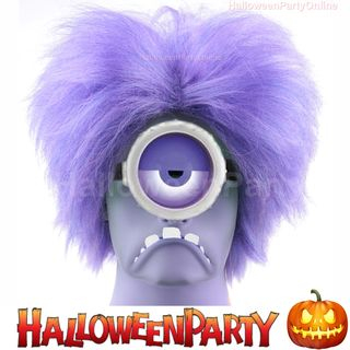 Party Wigs HalloweenPartyOnline - Evil Minions Purple - One Size