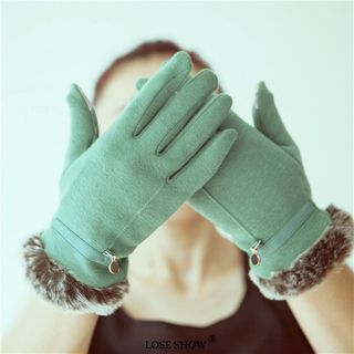 Lose Show Paneled Gloves