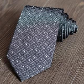 Xin Club Patterned Silk Neck Tie ZS64 - One Size