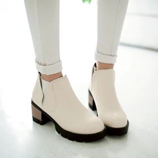 Shoes Galore Block Heel Ankle Boots