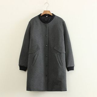 Mushi Single-Breasted Coat