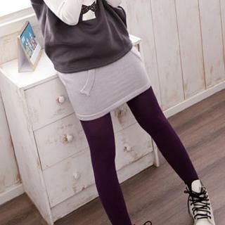 Drawstring-Waist Knit Skirt