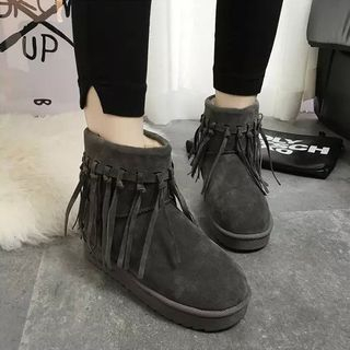 Wello Tassel Short Snow Boots