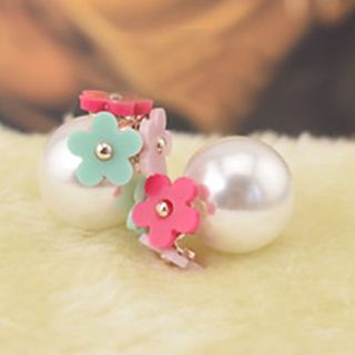 Ciroki Double-Sided Flower Stud Earrings