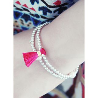 kitsch island Faux-Pearl Layered Bracelet (2 Designs)