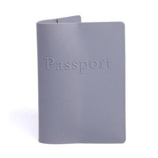 Digit-Band Silicon Passport Case Gray - One Size