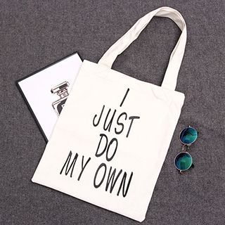 Aoba Lettering Shopper Bag
