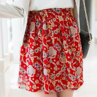 Tokyo Fashion Jewel-Print Skirt