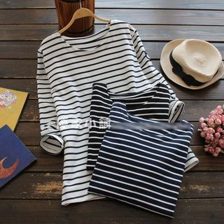 YOYO Long-Sleeve Striped T-Shirt