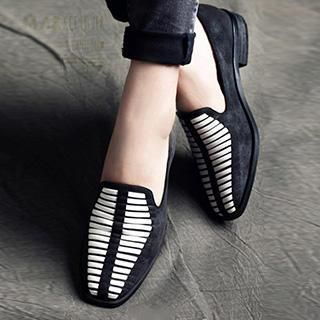 MIAOLV Striped Loafers