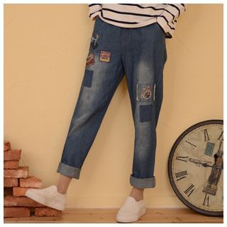 P.E.I. Girl Washed Straight Fit Jeans