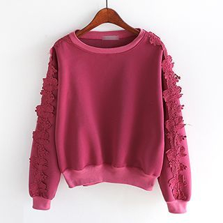 Sunny Day Lace Panel Pullover