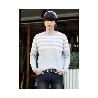 PLAYS Crew-Neck Striped Sweater