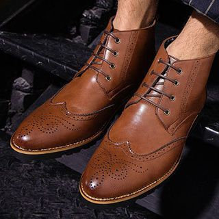 Shoelock Brogue Short Boots