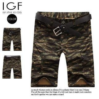 I Go Fashion Camouflage Cargo Shorts