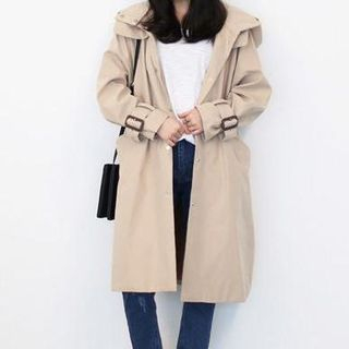 Jolly Club Hooded Trench Coat