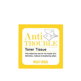MILKYDRESS Anti-Trouble Toner Tissue 70pcs  70pcs