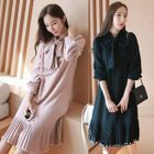 Maternity Embellished Pleated Dress от YesStyle.com INT Maternity Embellished Pleated Dress от YesStyle.com INT