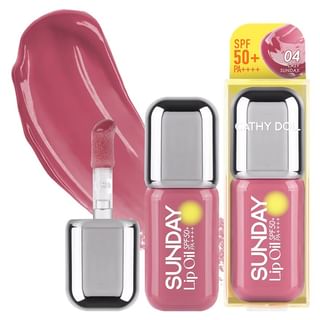 Cathy Doll - Sunday Lip Oil Spf 50+ Pa++++ 04 Lazy Sunday
