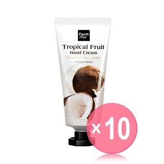 Farmstay - Tropical Fruit Hand Cream Coconut & Shea Butter 10pcs Bundle Set 50ml x 10 pcs