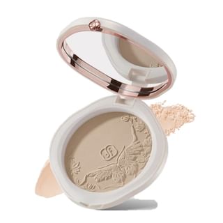 Yurong Airbrushed Tinted Pressed Powder (Song Brocade Prestige Collection) - 2 Colors Z25 Lotus - 9g