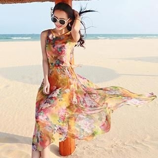 Romantica Sleeveless Floral Dress