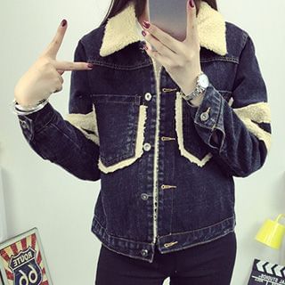 Athena Fleece-Lining Denim Jacket