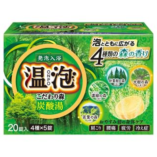 EARTH - ONPO Carbonated Water Luxury Kodawari Mori Bath Salt Tablet 20 pcs