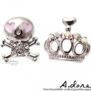 Skull & Crown Earrings