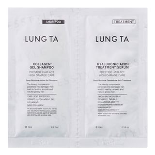matsukiyo - Lung Ta Deep Moisture Amino Gel Shampoo & Concentrate Hair Treatment Trial 10ml x 2