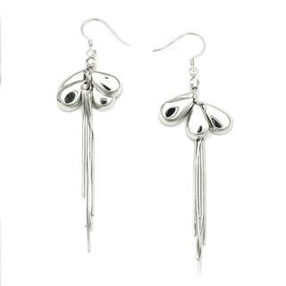 MBLife.com 925 Sterling Silver Jellyfish Tassel Dangling Style Fishhook Earrings