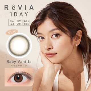 Candy Magic - ReVIA 1 Day Color Lens Baby Vanilla 10 pcs P-6.00 (10 pcs)