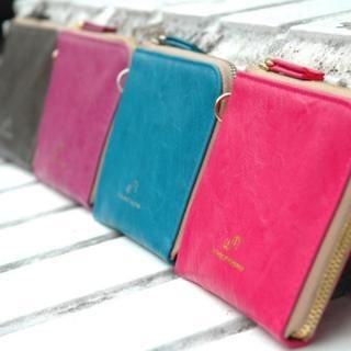 iswas Colored Zip Wallet