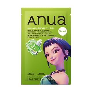 Anua - Kpop Demon Hunters Azelaic Acid Hyaluron Redness Soothing Serum Mask 23Ml X 1 Sheet