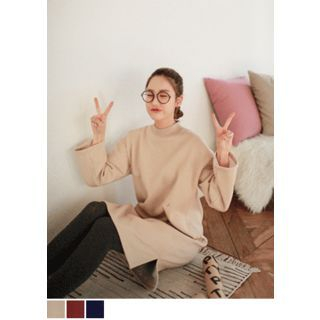 J-ANN Brushed-Fleece Pullover