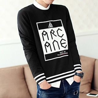 Really Point Print Pullover