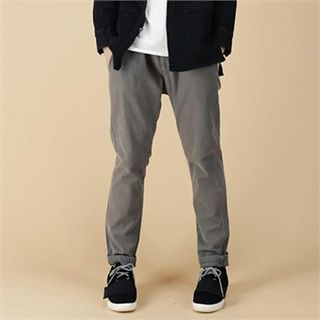 THE COVER Elastic-Waist Washed Pants