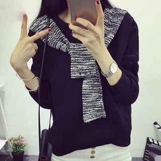 Magic Mirror Tie Front Pullover