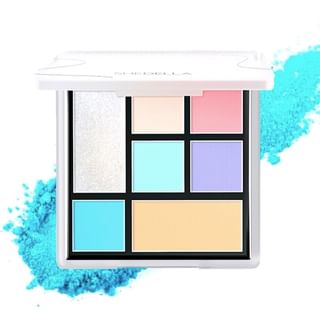 Shedella - 7 Color Eyeshadow Palette - Summer Wind #01 Summer Wind - 9G