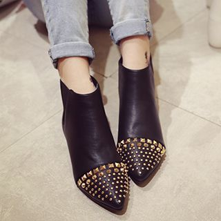 Crystella Studded Ankle Boots