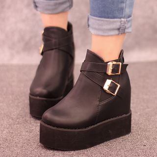 IYATO Platform Ankle Boots