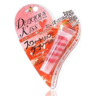 Kose - Delicious Kiss Lip Gloss (Strawberry Red) 7g