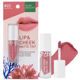 Baby Bright - Lip & Cheek Matte Tint 03 Deep Sea Coral