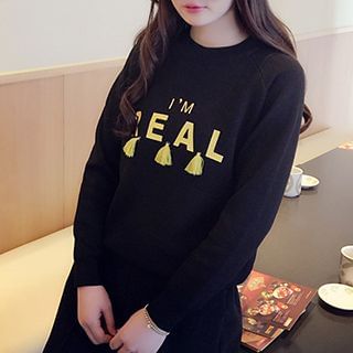 Miss Fan Printed Sweater
