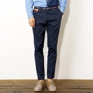 Plaid Trim Pants