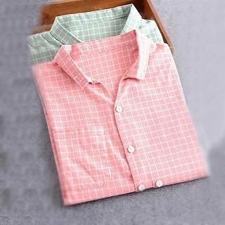 Colorful Shop Long-Sleeve Check Shirt