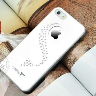 Kindtoy Rhinestone iPhone 5 Case White - One Size